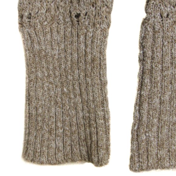 Whimsical Wanderer's Wild Dream: Merona Relaxed Cardigan (S) Rustic Beige V-neck - Picture 9 of 13